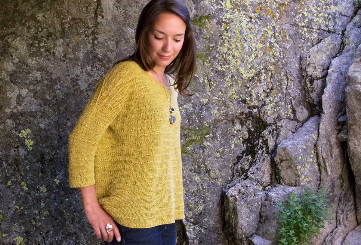 Summer sweater knitting patterns