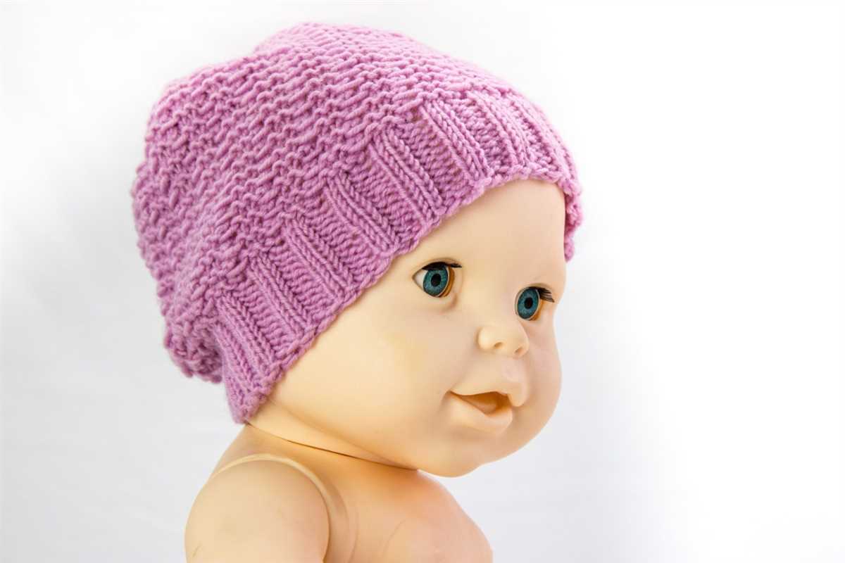 Toddler hat knitting pattern