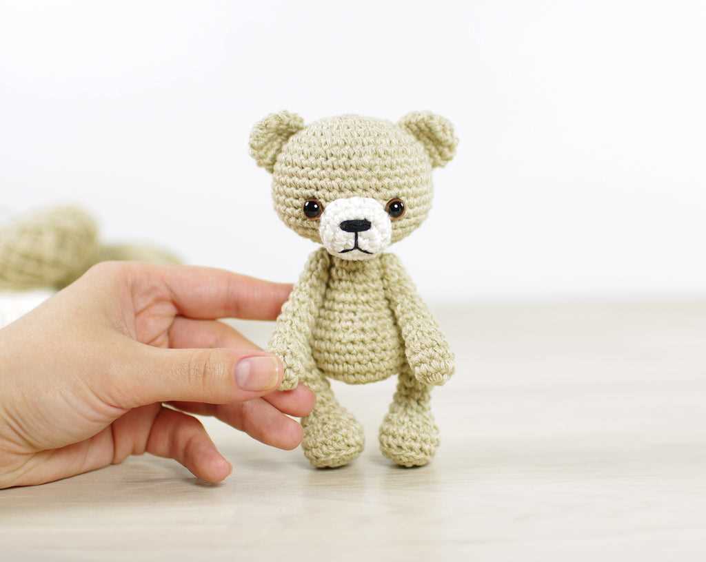 Free knitting pattern for small teddy bear