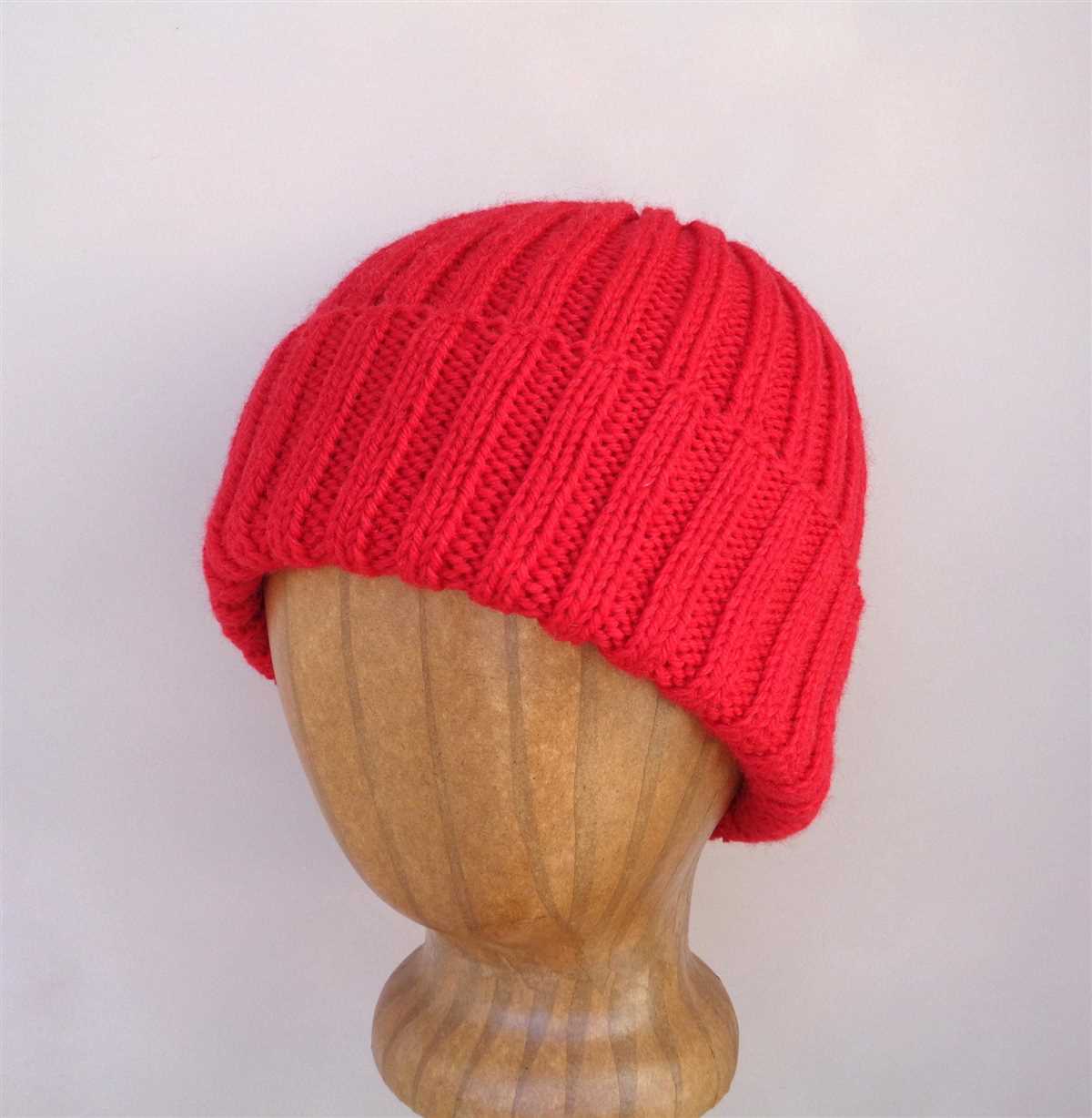 Knit watch cap pattern free