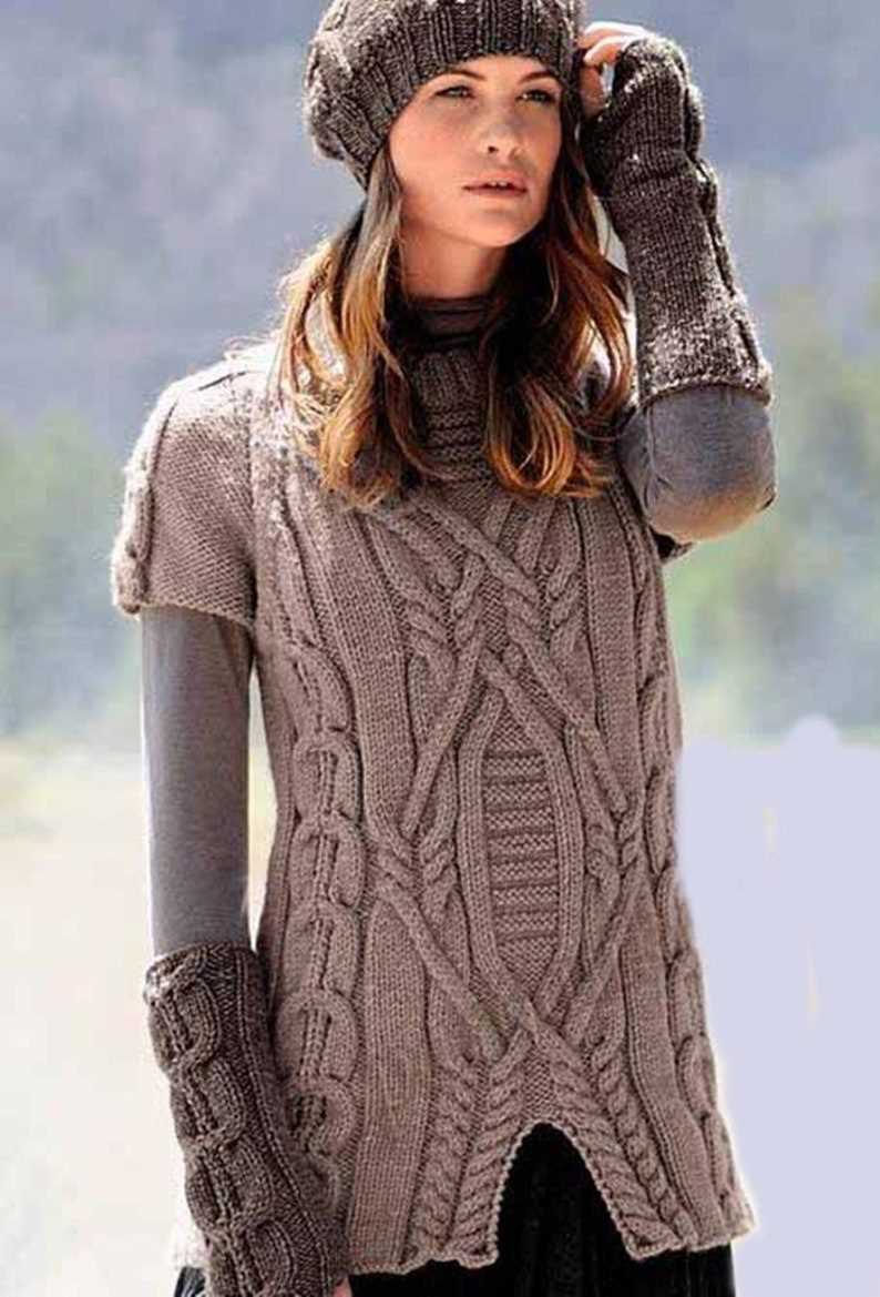 Ladies knitted tunic pattern