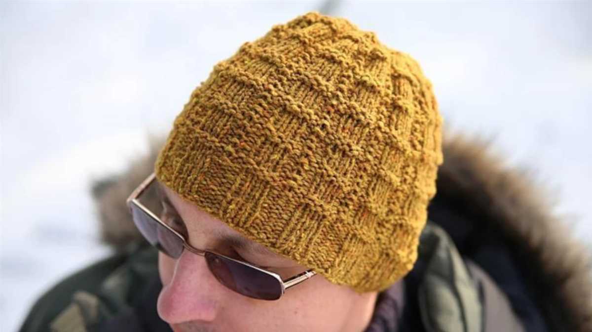 Men's knitted hat patterns