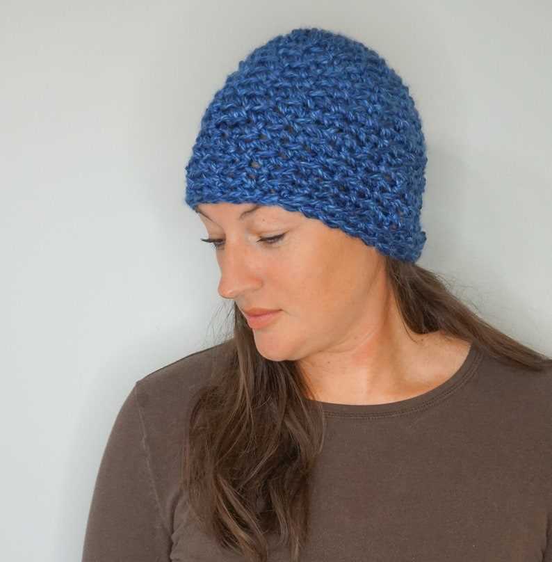 Beanie chunky knit pattern