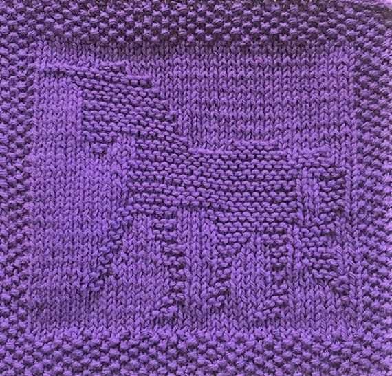 Owl dishcloth knitting pattern