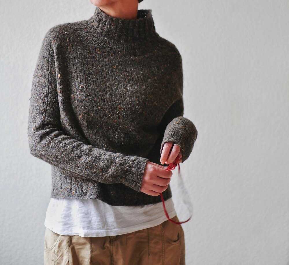 Chunky knit sweater pattern
