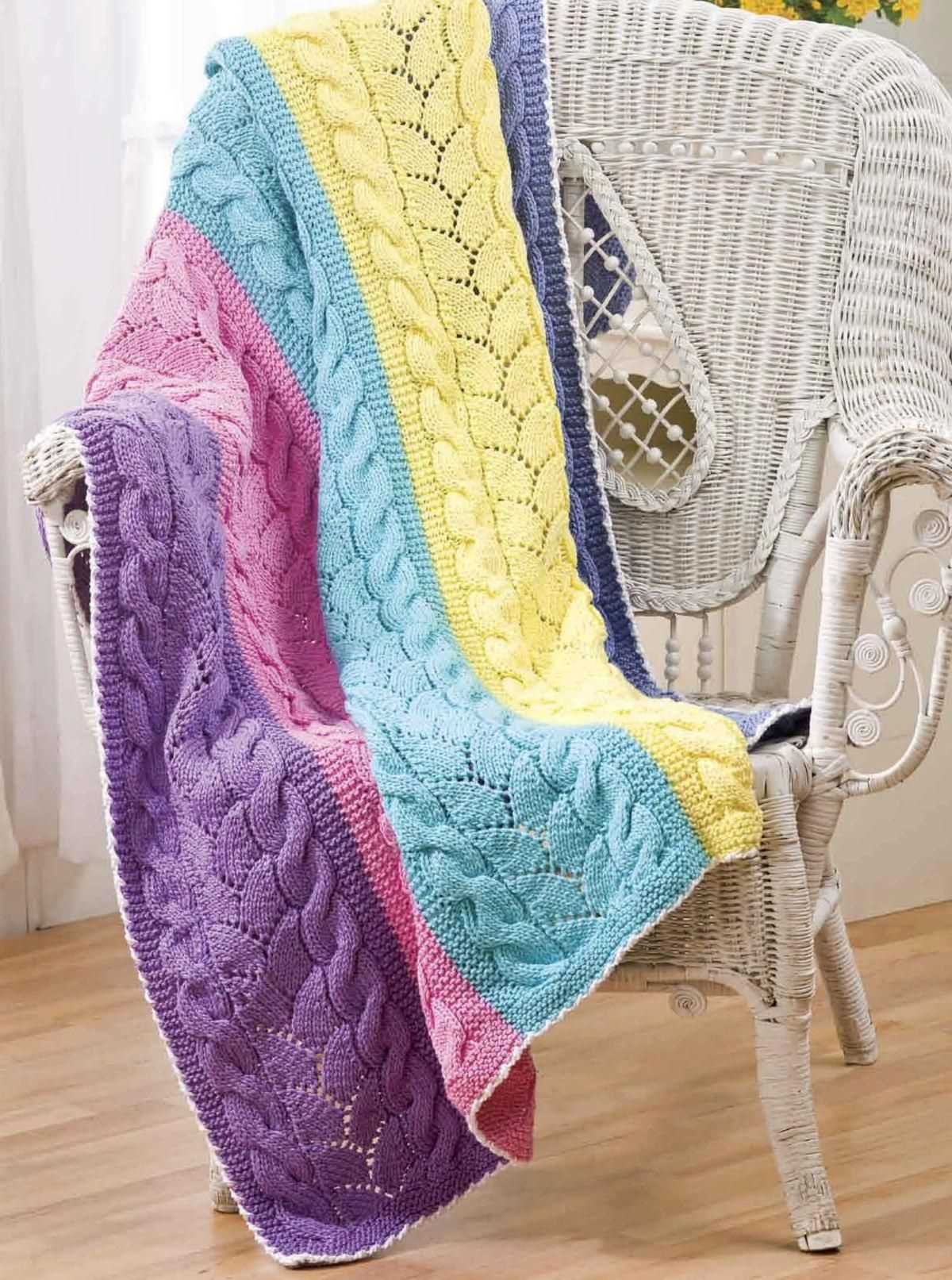 Free knit baby afghan patterns