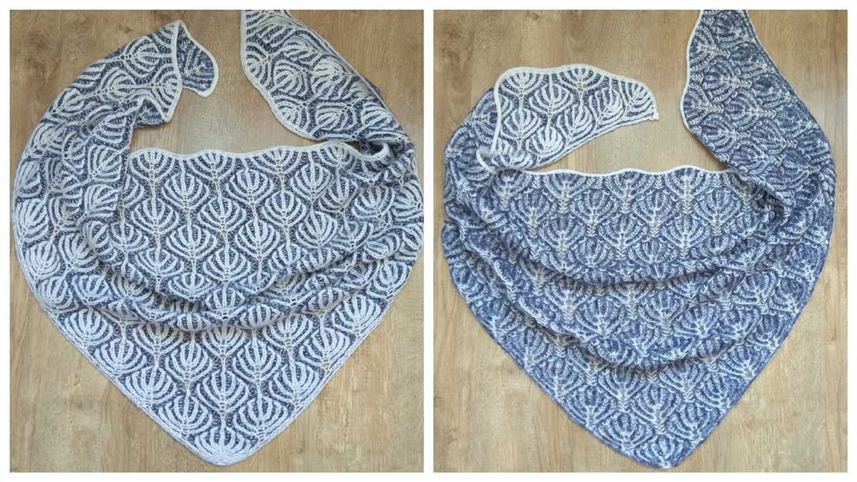 Dk shawl knitting pattern