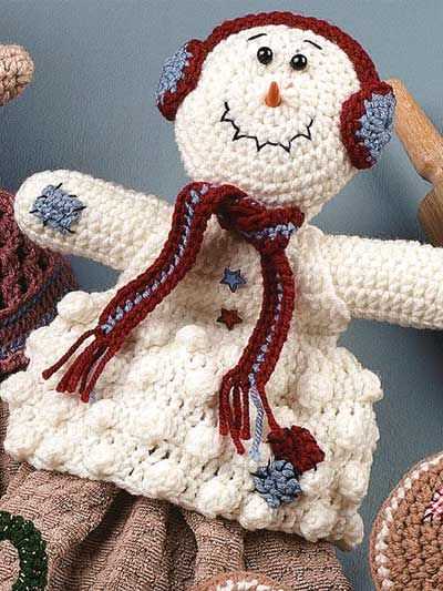 Pattern for knitted towel toppers