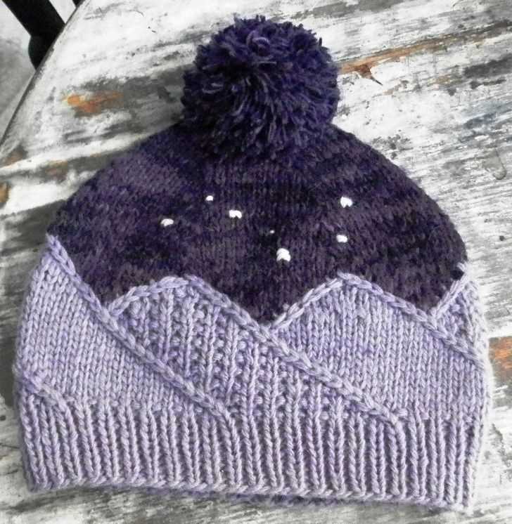 Big dipper hat knitting pattern