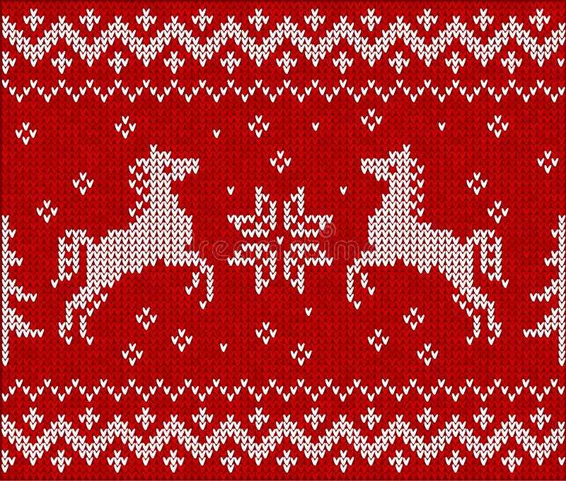 Knitted santa ornament pattern