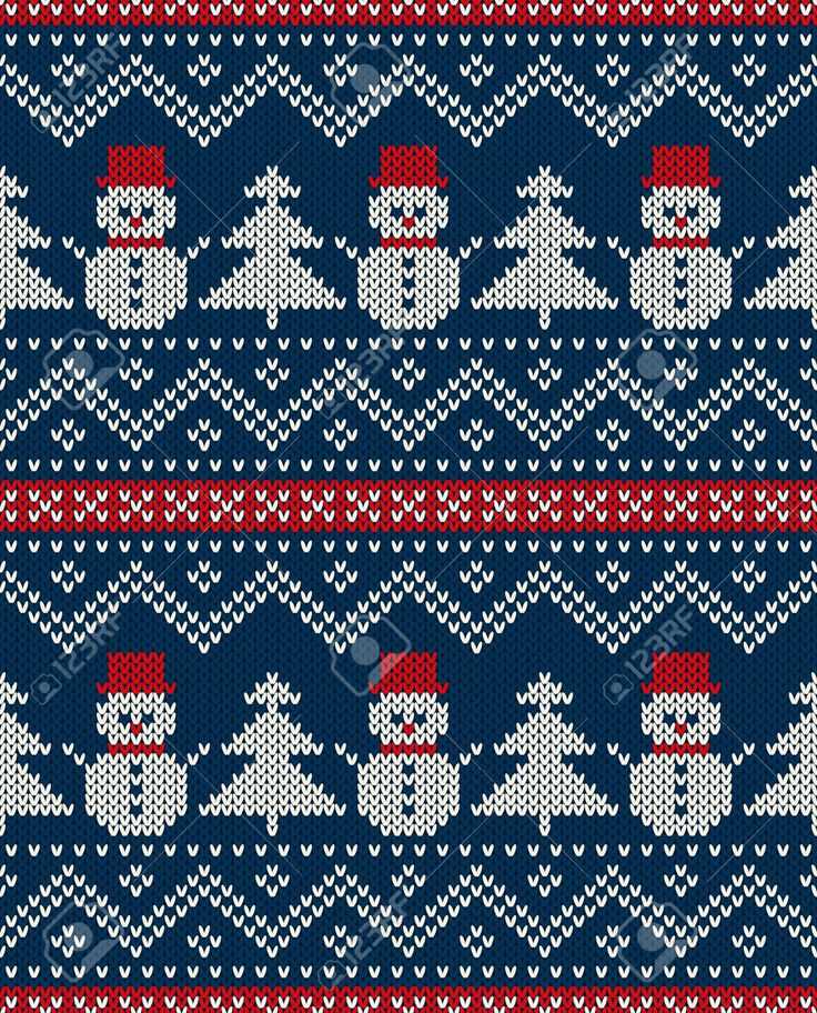 Knitted santa ornament pattern
