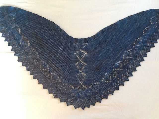 Faroese shawl knitting pattern