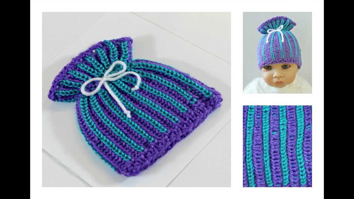 Loom knit hat pattern