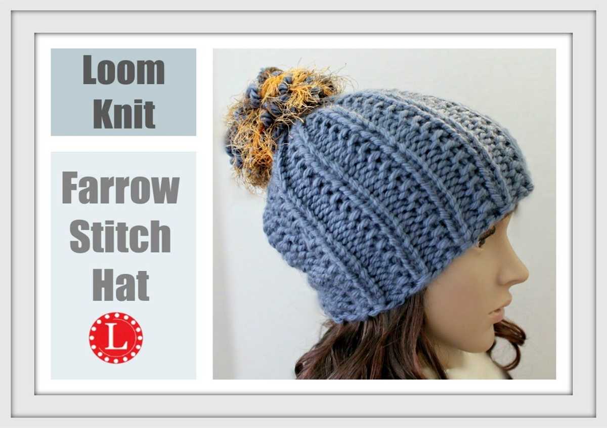Loom knit hat pattern