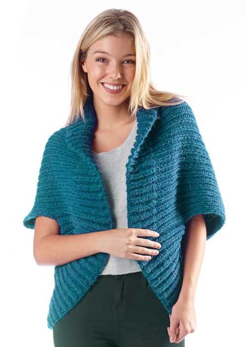 Knitted shrug free pattern
