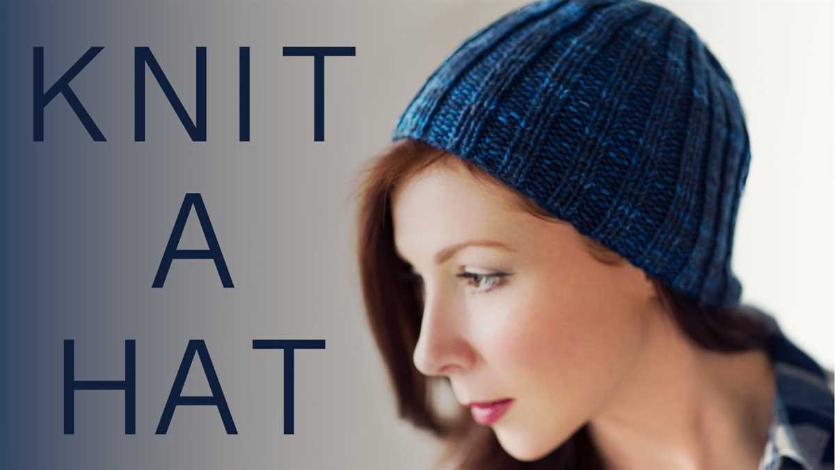 Loose beanie knit pattern