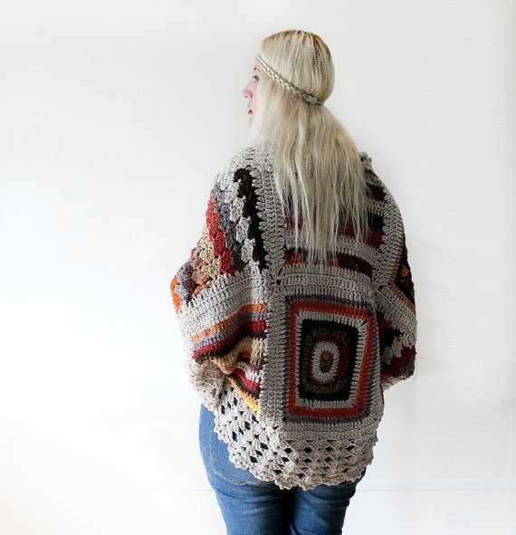 Stylish and Unique Knitting Pattern for a Boho Cardigan