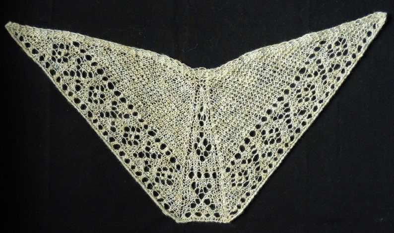 Faroese shawl knitting pattern