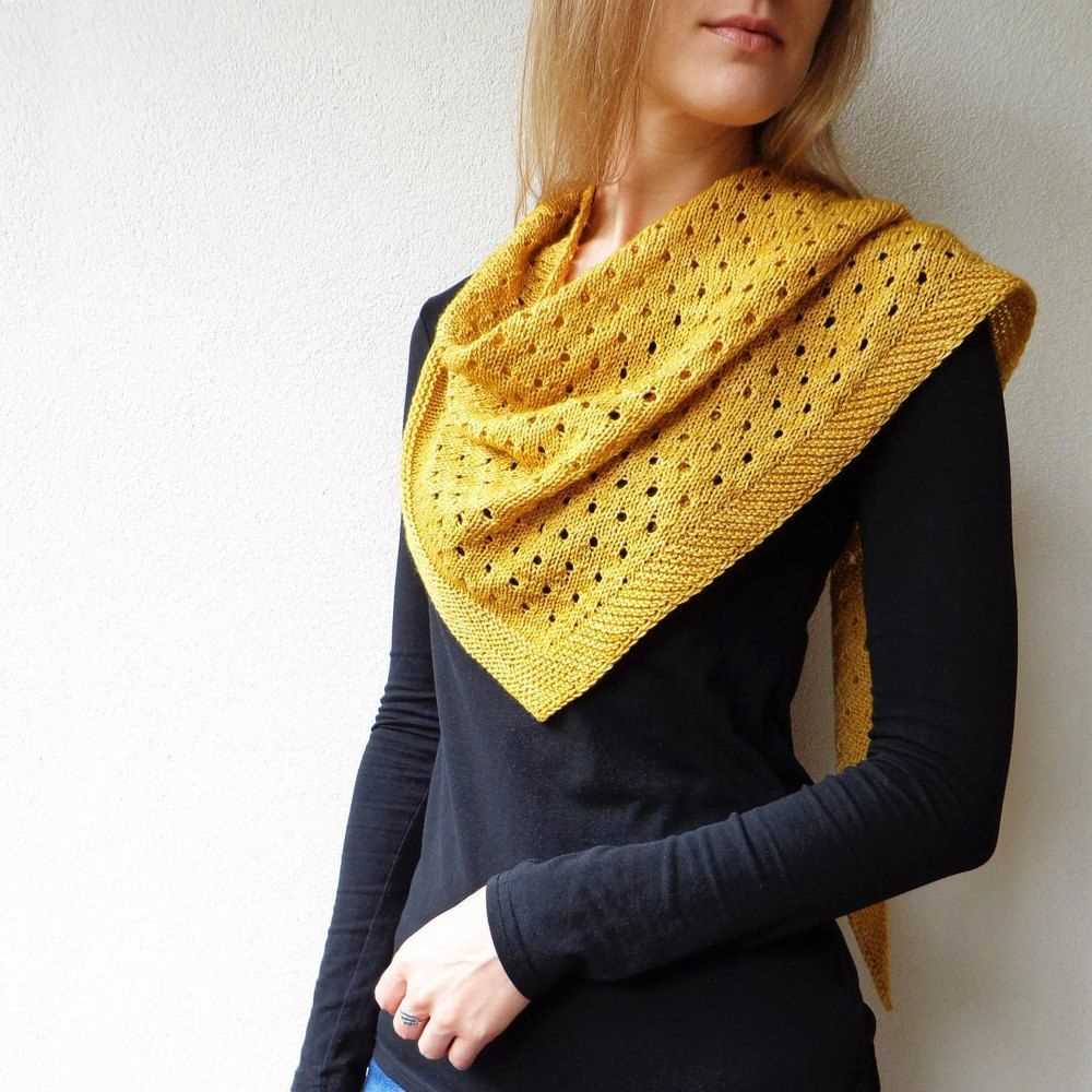 Scarf shawl knitting pattern
