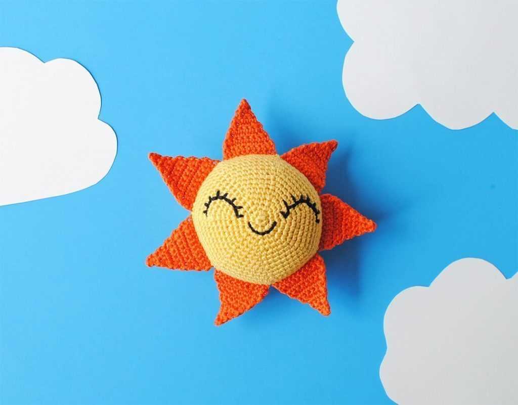 Sun knitting pattern