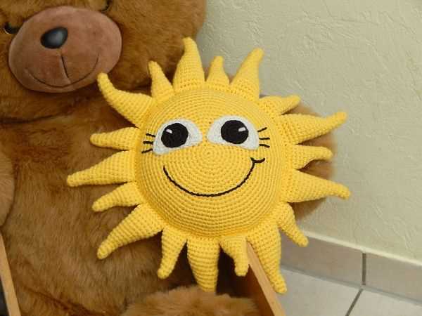 Sun knitting pattern