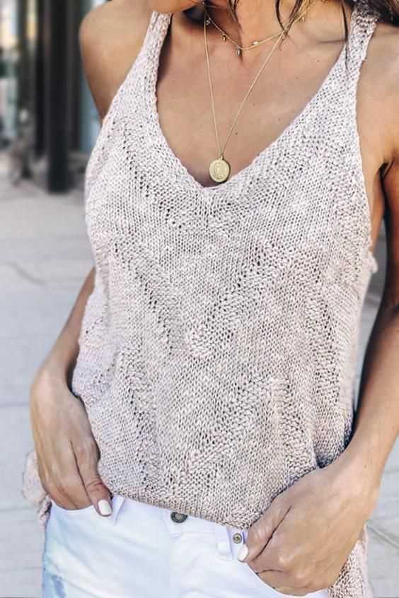 Tank top knit pattern