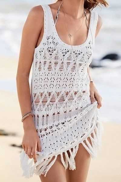 Knit beach cover up pattern