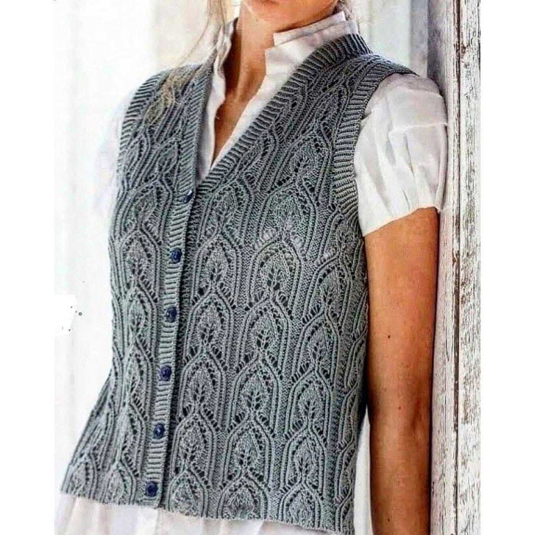 Free ladies vest knitting patterns