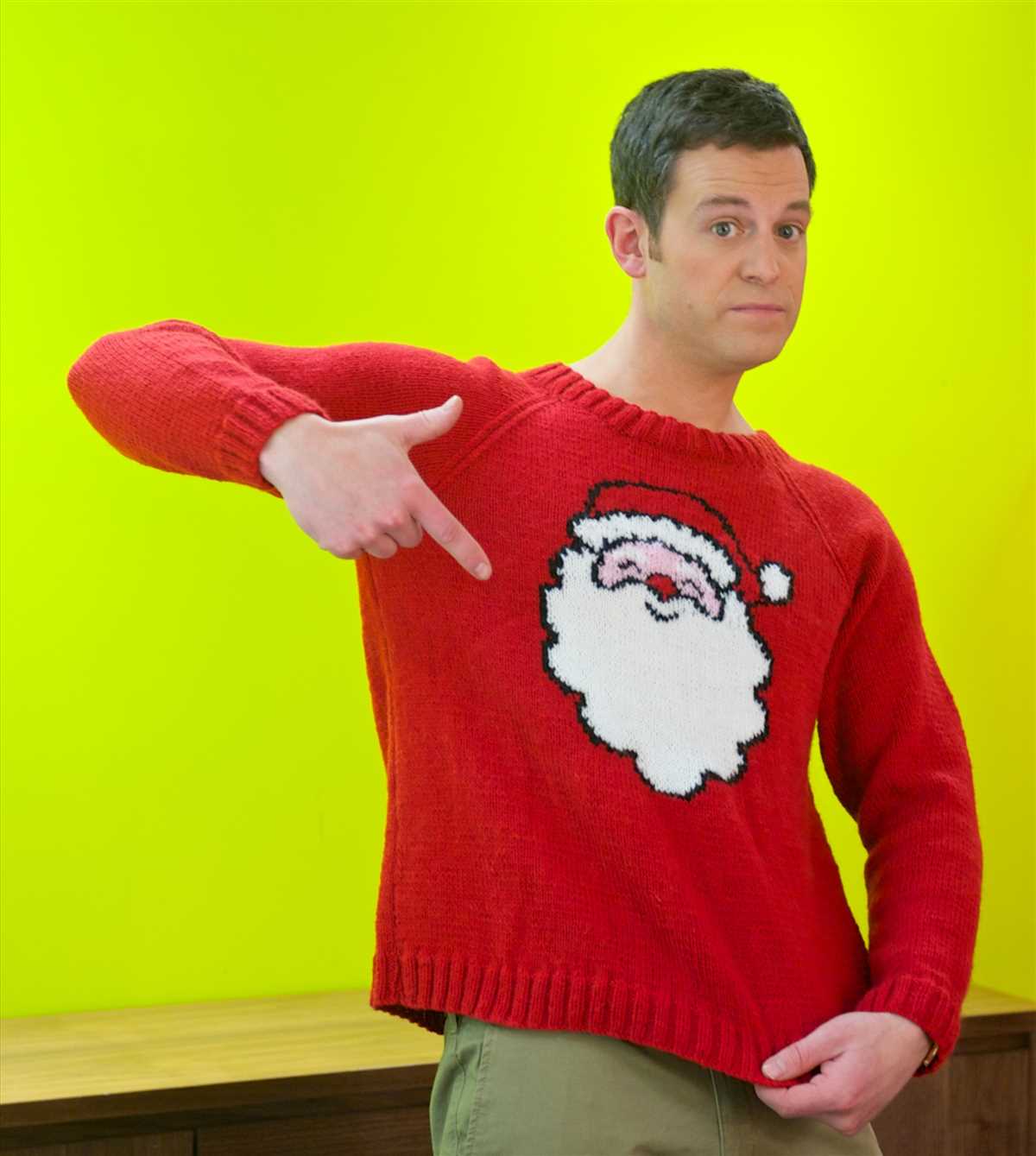 Mens christmas sweater knitting pattern
