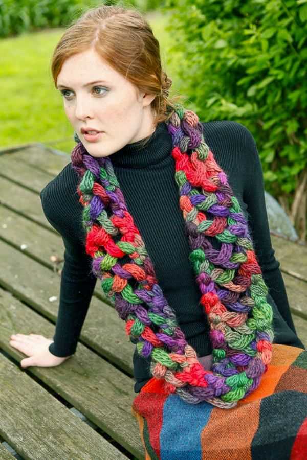 Unusual scarf knitting patterns