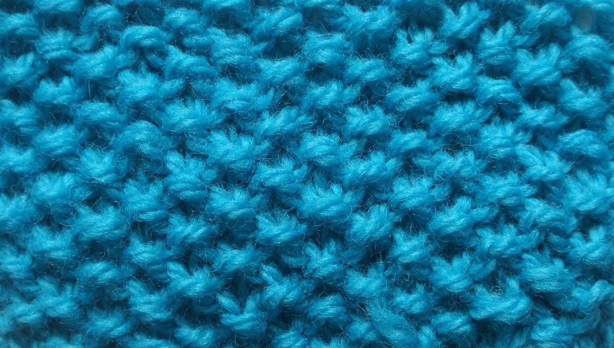 Basic knit stitch patterns