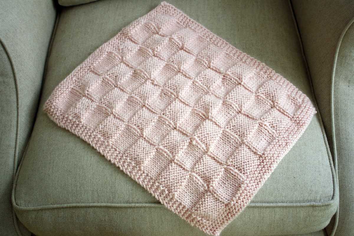 Knitted doll blanket pattern free