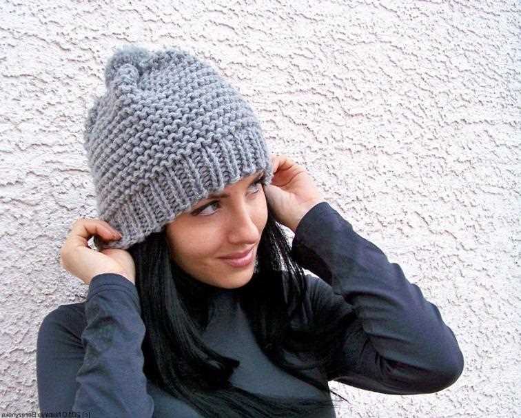 Beanie chunky knit pattern