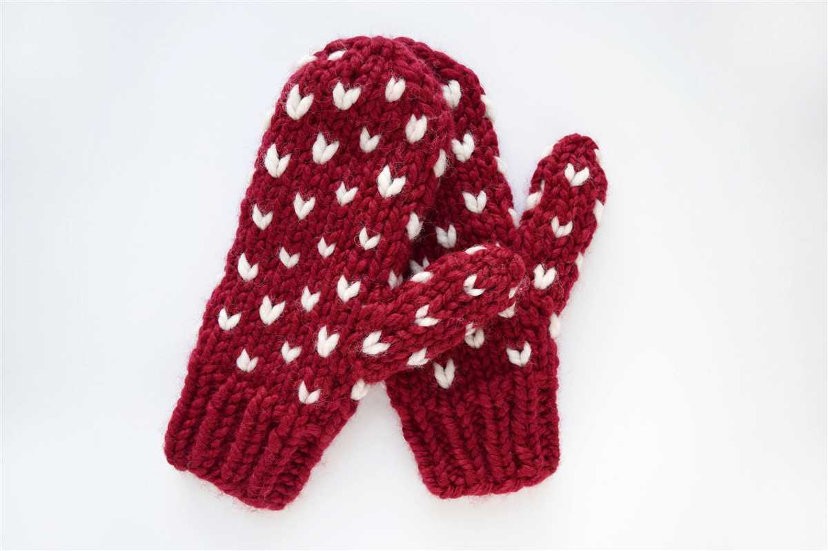 Knitting pattern for childrens mittens
