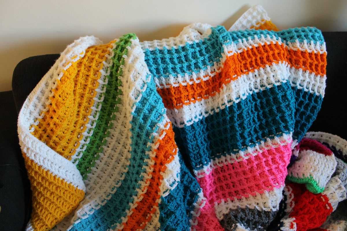 Free knitting pattern for waffle stitch
