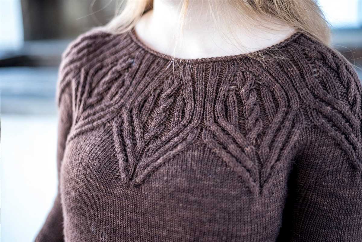 Aran cable knit sweater pattern
