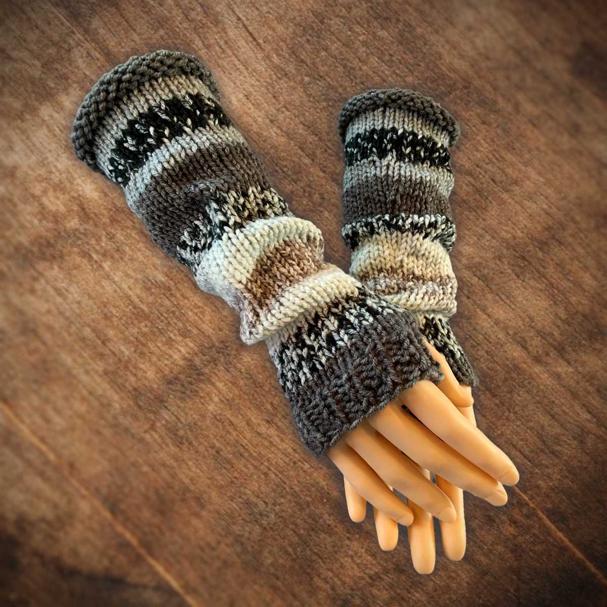 Free knit pattern fingerless gloves