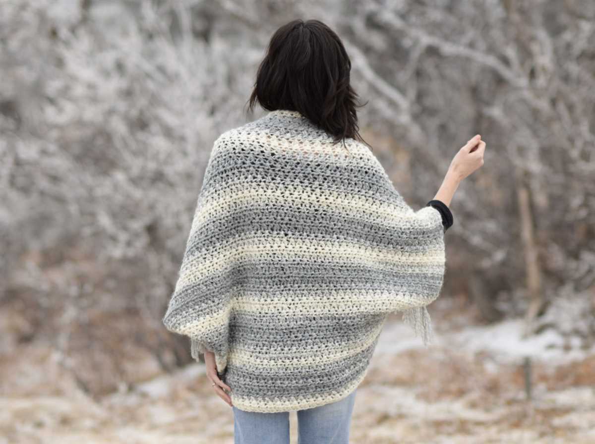 Easy knit blanket sweater pattern