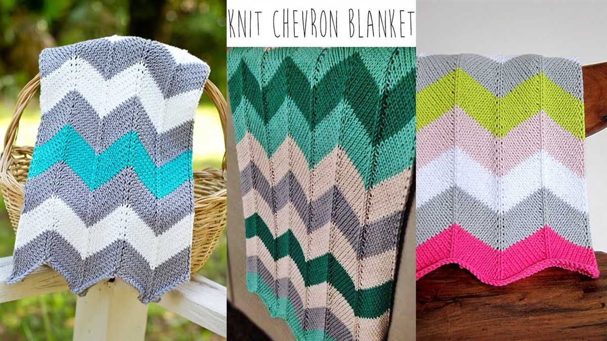 Free zig zag blanket knitting pattern