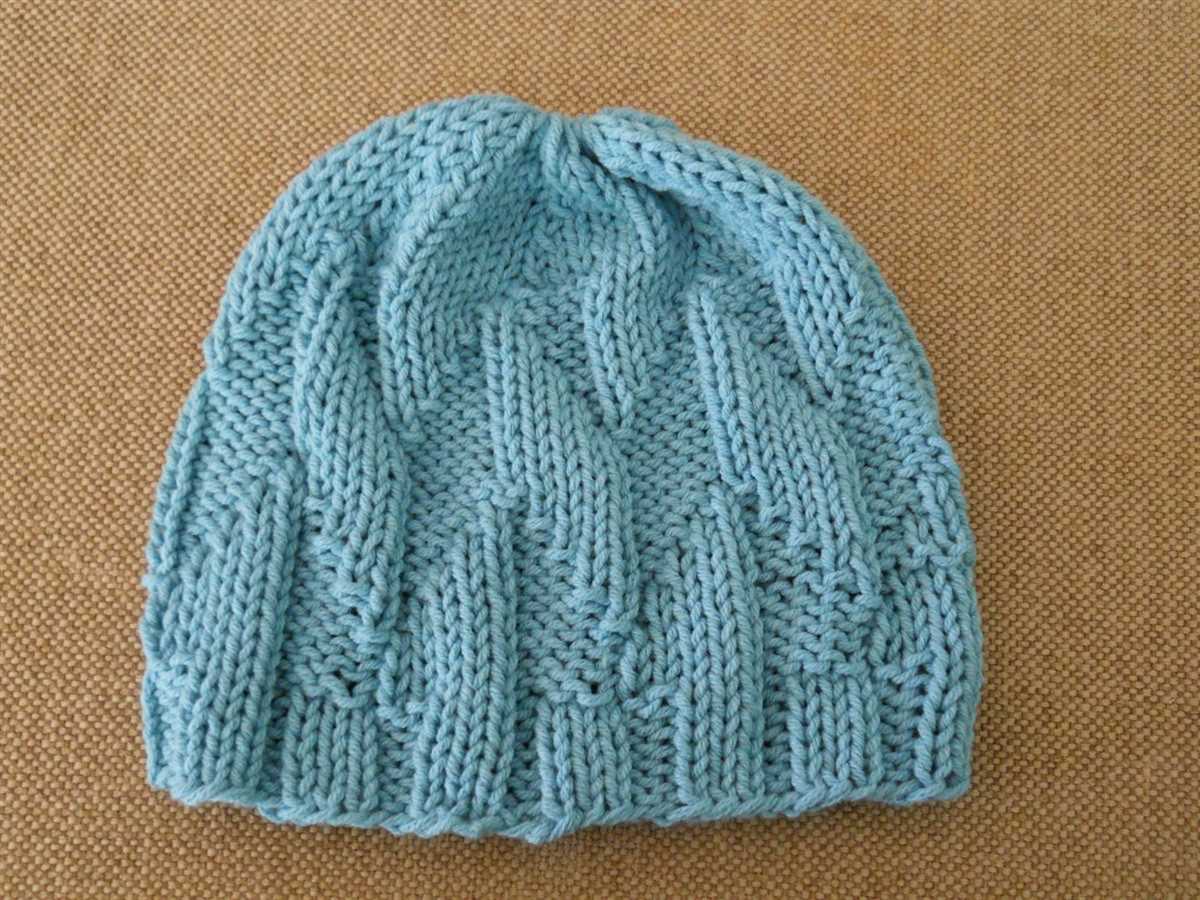 Knit chemo hats free patterns