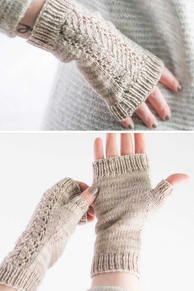 Free knit pattern fingerless gloves