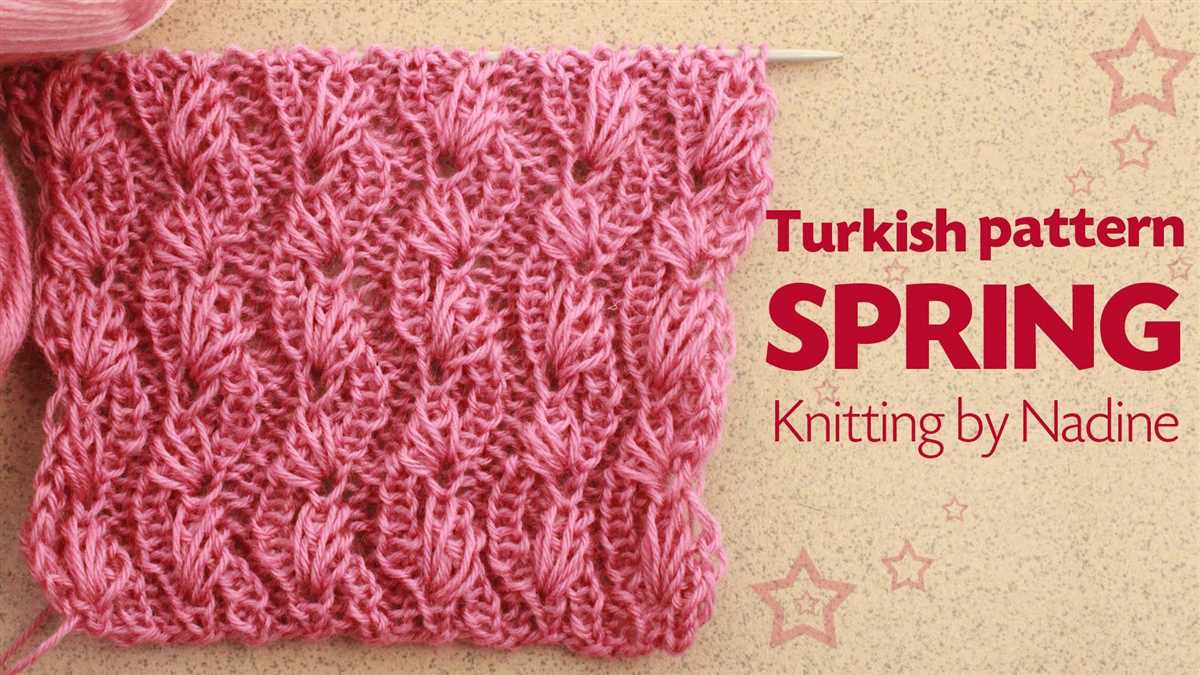 Spring knitting patterns
