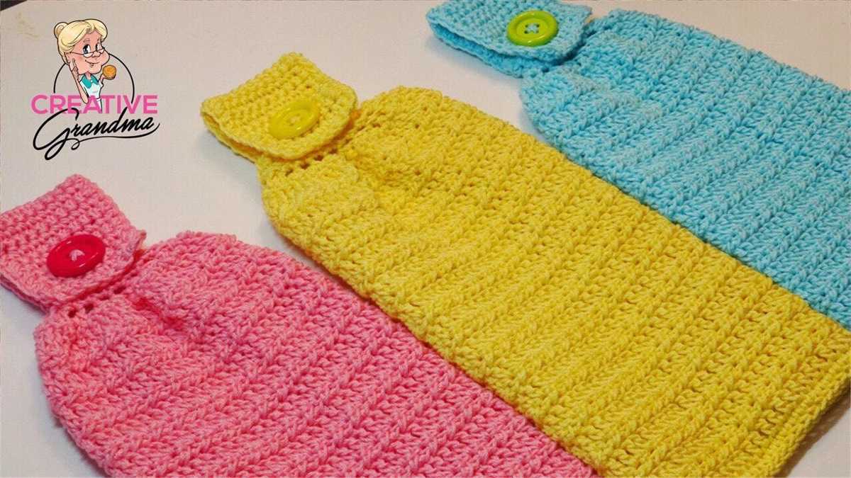 Pattern for knitted towel toppers
