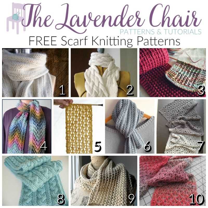 Easy summer scarf knitting patterns