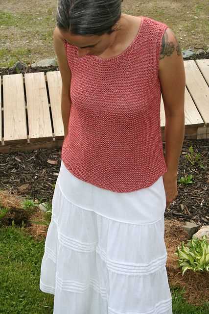 Tank top knit pattern