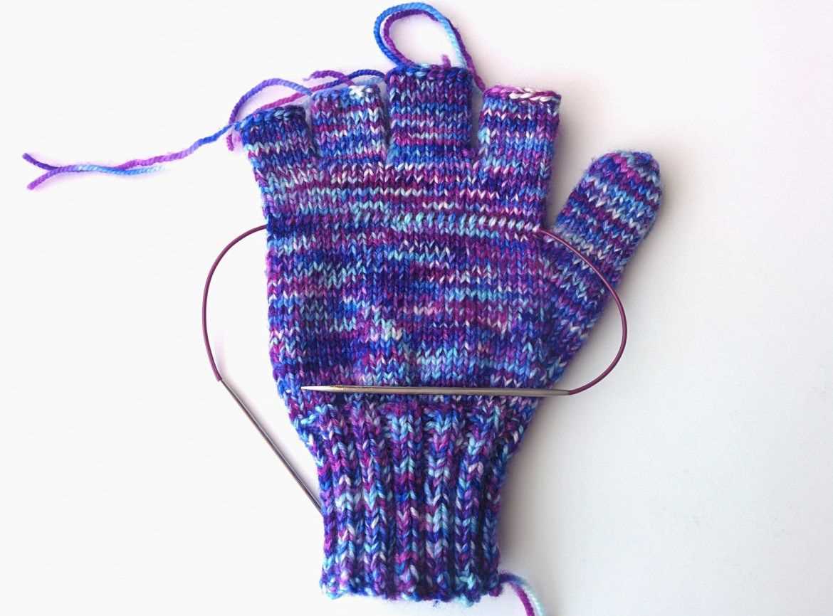 Free knit pattern fingerless gloves