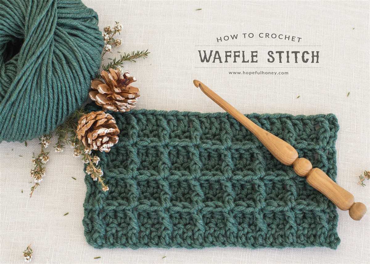 Free knitting pattern for waffle stitch