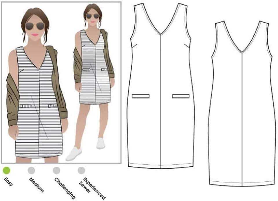 Knit sheath dress pattern