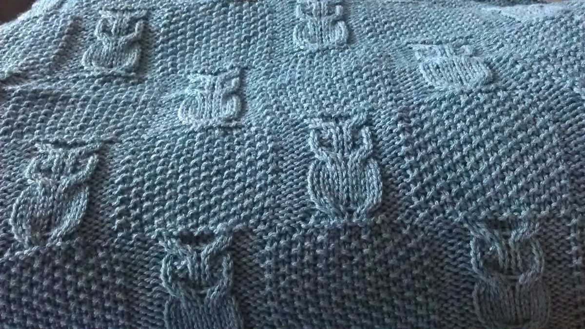 Owl dishcloth knitting pattern