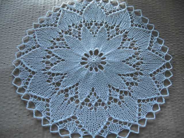 Knitted lace doily patterns